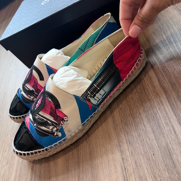 Chanel multicolor espadrilles size 38 - Picture 3 of 13
